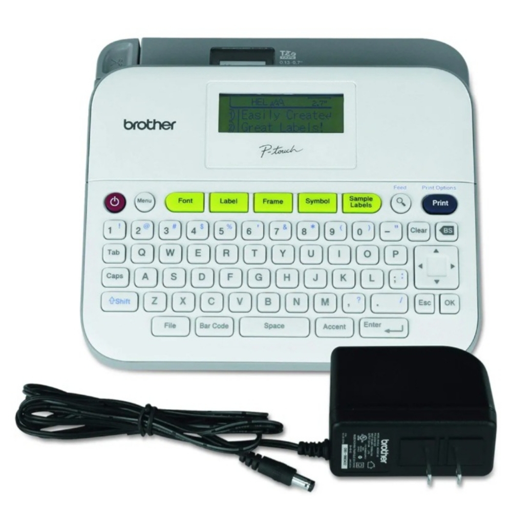 NIB  Brother versatile label maker PT-D400AD with ac adapter